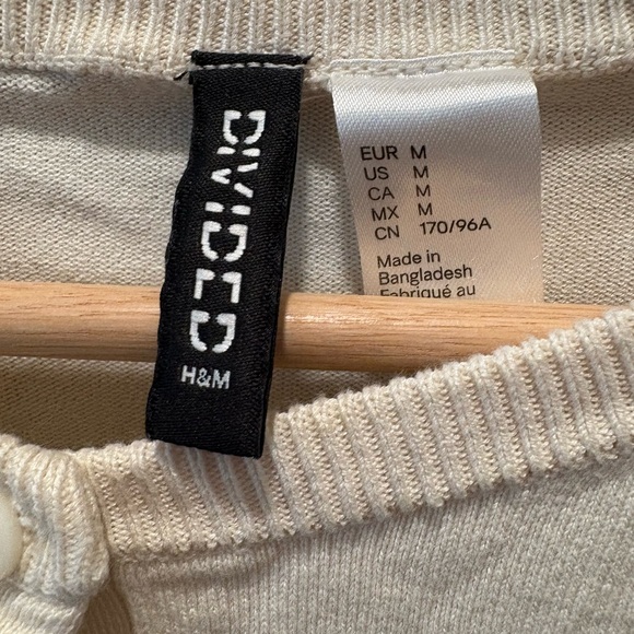 H&M Cream Button-Up Cardigan - Picture 3 of 3